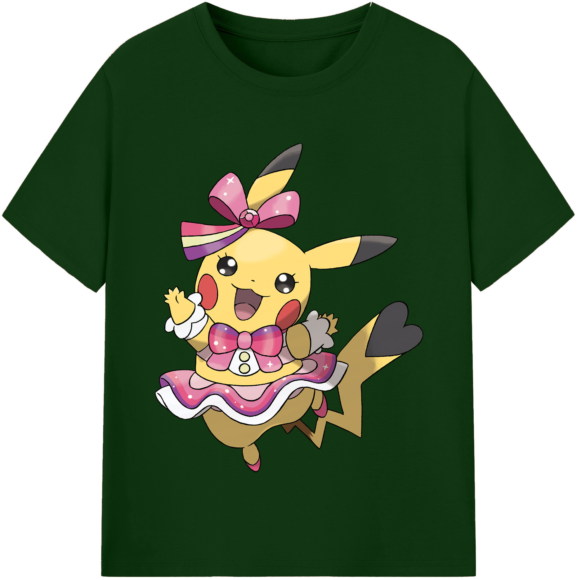 （画像用） ポケットモンスター Pokémon 綿100％半袖Tシャツ（フロントプリント）